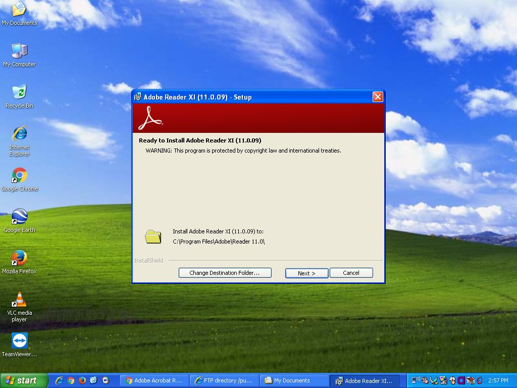 latest version of adobe reader for windows xp